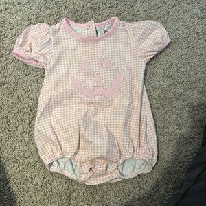 Pink jack o lantern bubble